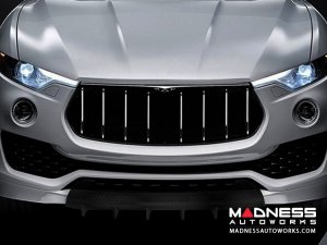 Maserati Levante S Sport Utility Front Center Lip - Carbon Fiber Maserati Levante S Sport Utility Front Center Lip - Carbon Fiber